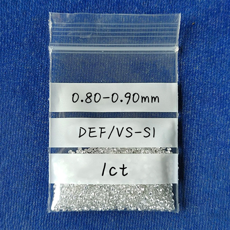 0.80-0.90mm DEF VS-SI Melee Lab Diamond