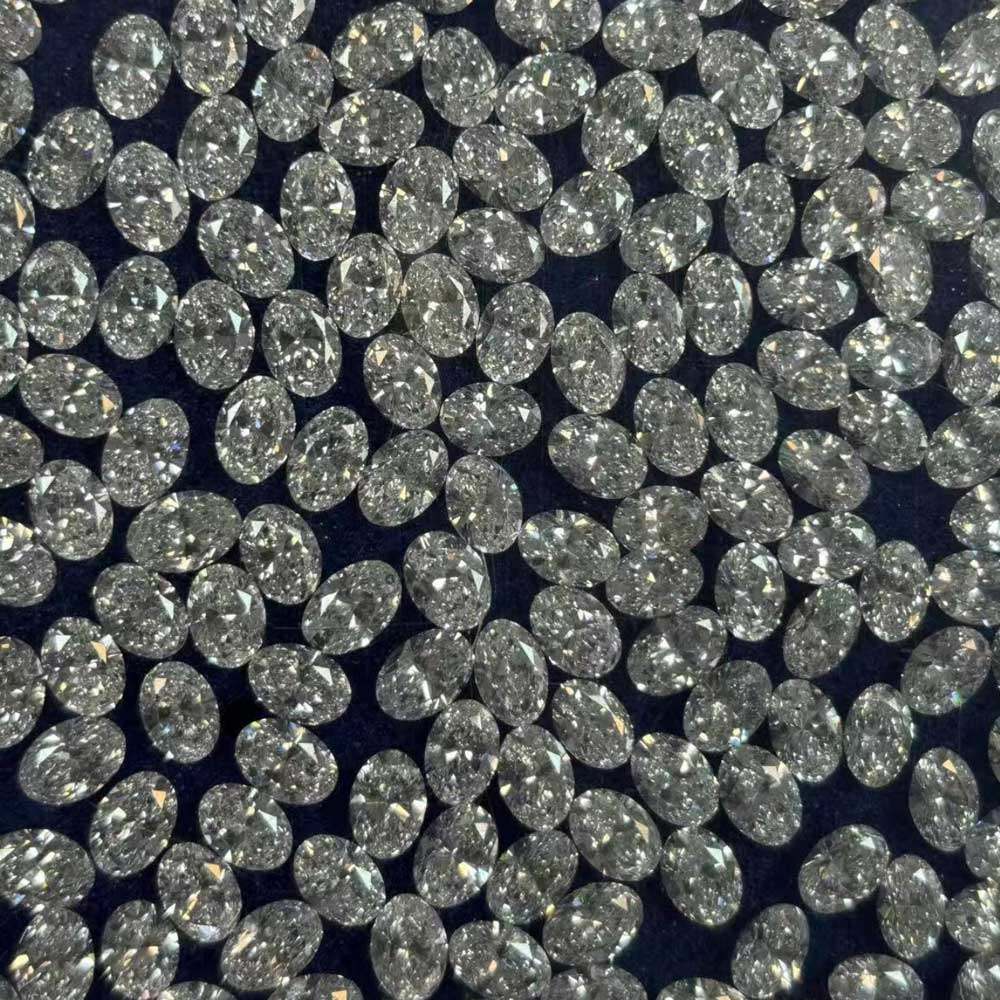 1 ~ 12 Carat VVS Clarity 3EX Oval Cut Lab Grown Diamond Price