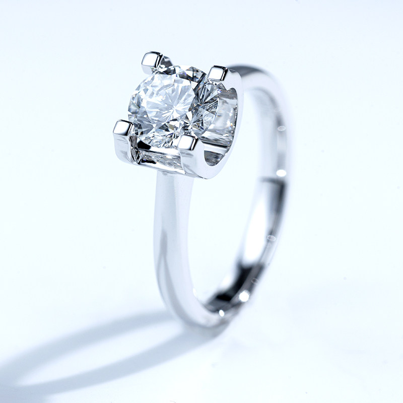 High Profile Solitaire Engagement Ring