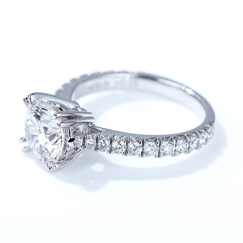 1 Carat Unique Lab Diamond Ring Engagement Solitaire Diamond Ring