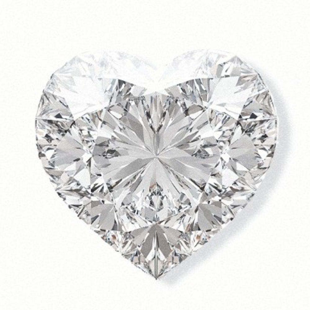 heart shaped lab grown diamond