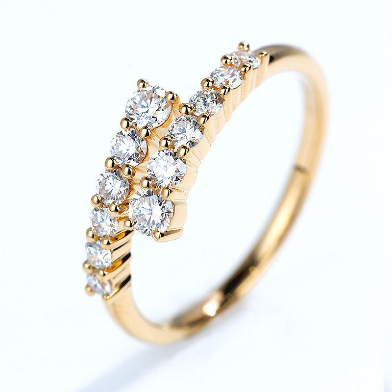 18K Yellow Gold Diamond Wedding Ring