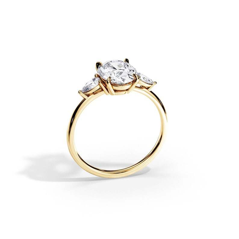 Oval Lab Diamond Engagement Ring