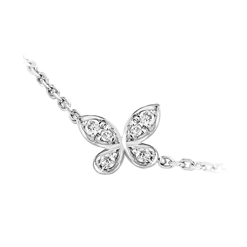 Alternating Petite Butterfly Motif details