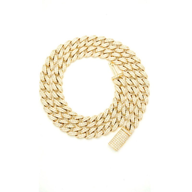 Cuban Link Chain in Yellow Gold