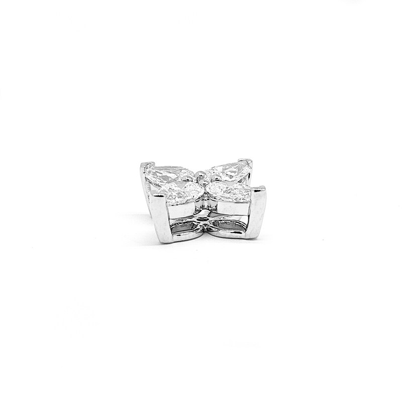 Luxe Four Petal Lab Grown Diamond Pendant