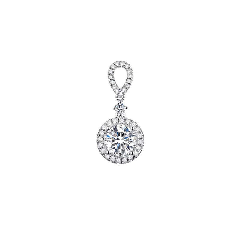 Ballad Halo Lab Grown Diamond Pendant