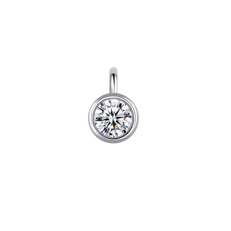 2ct Solitaire Lab Diamond Bezel Pendant