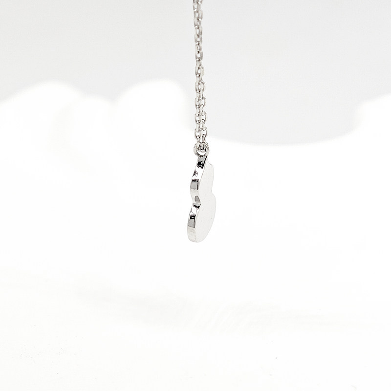 Classic Gourd Motif Bezel Full Pave Synthetic Diamond Pendant side view
