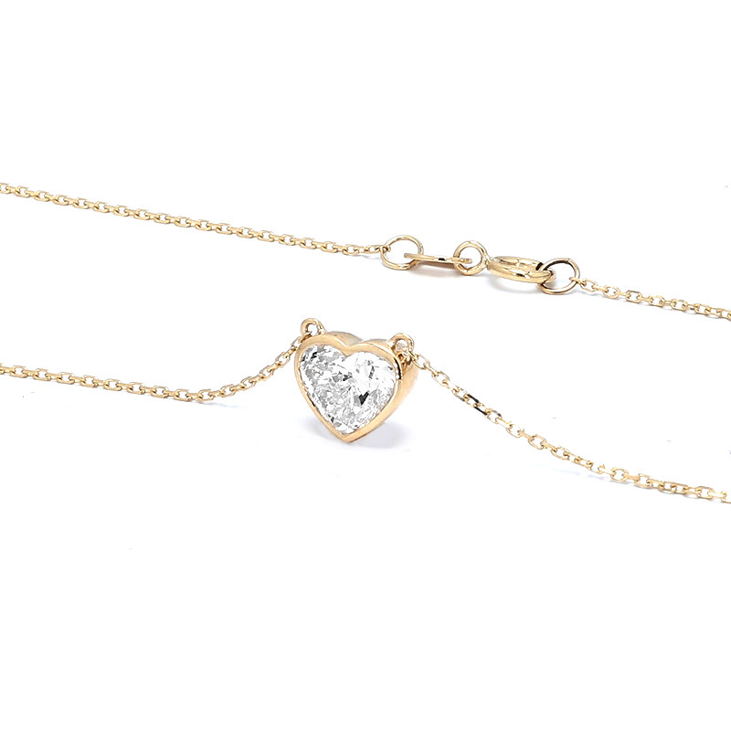 Heart-Inspired Diamond Necklace