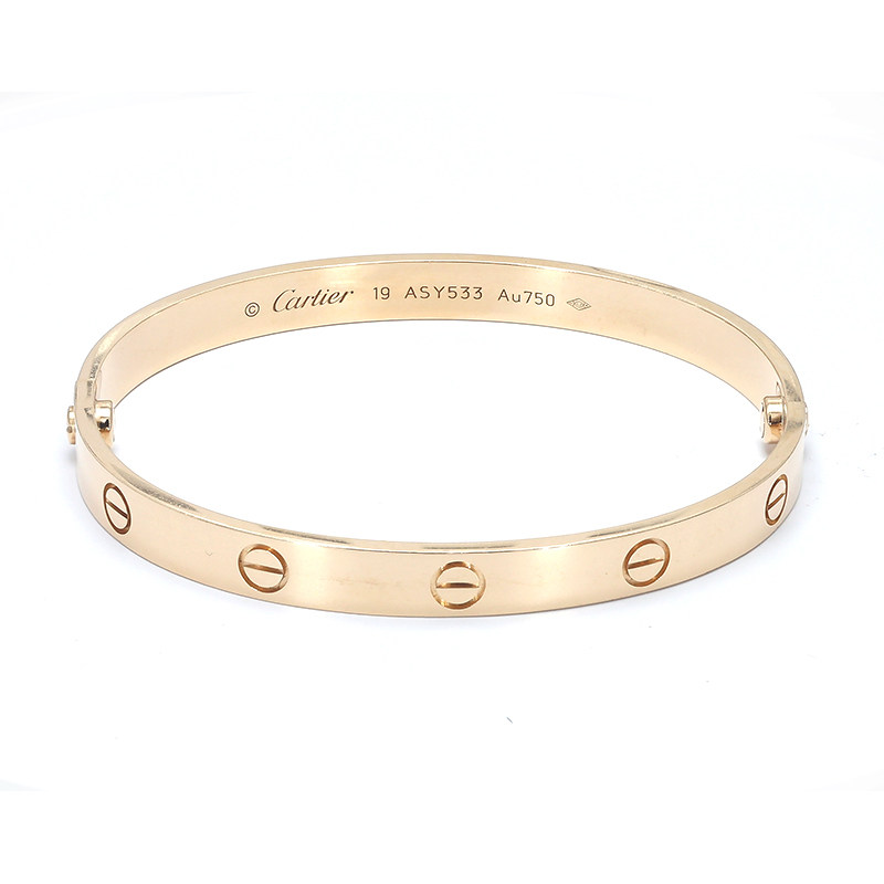 Screw Motif Iconic Stackable Love Bangle Bracelet
